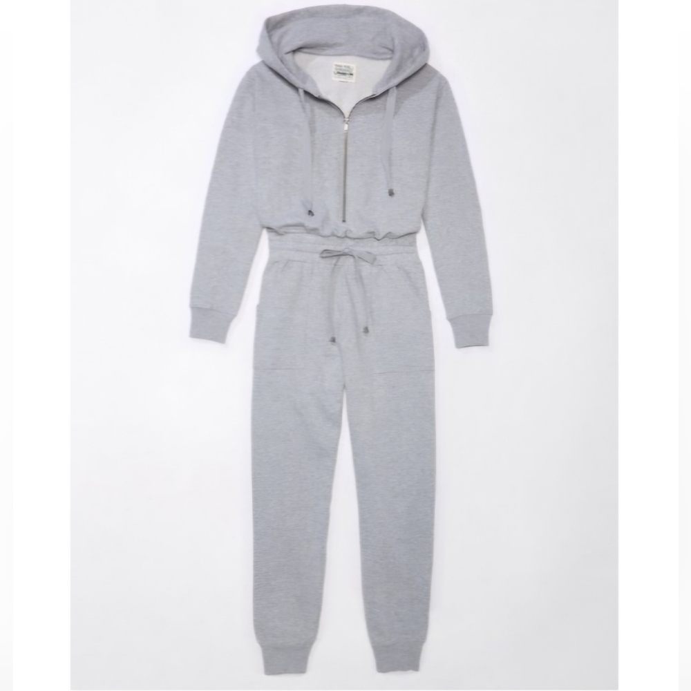 American Eagle Fleece Jumpsuit